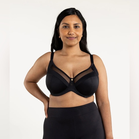 Understance Black Spacer Air Bra, BNWT, size 38 D - Picture 1 of 10